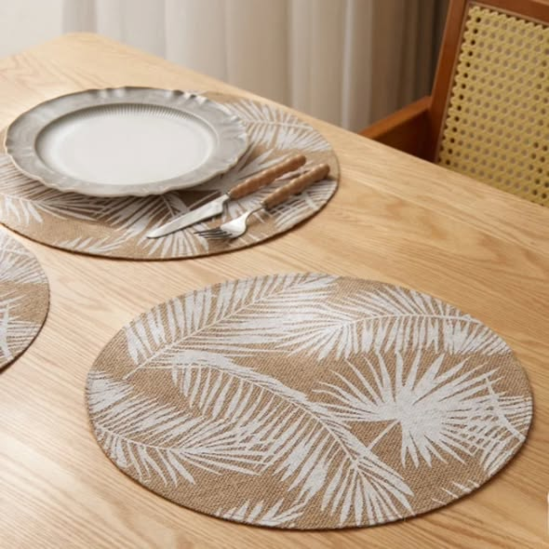 6pcs Round Table Placemats