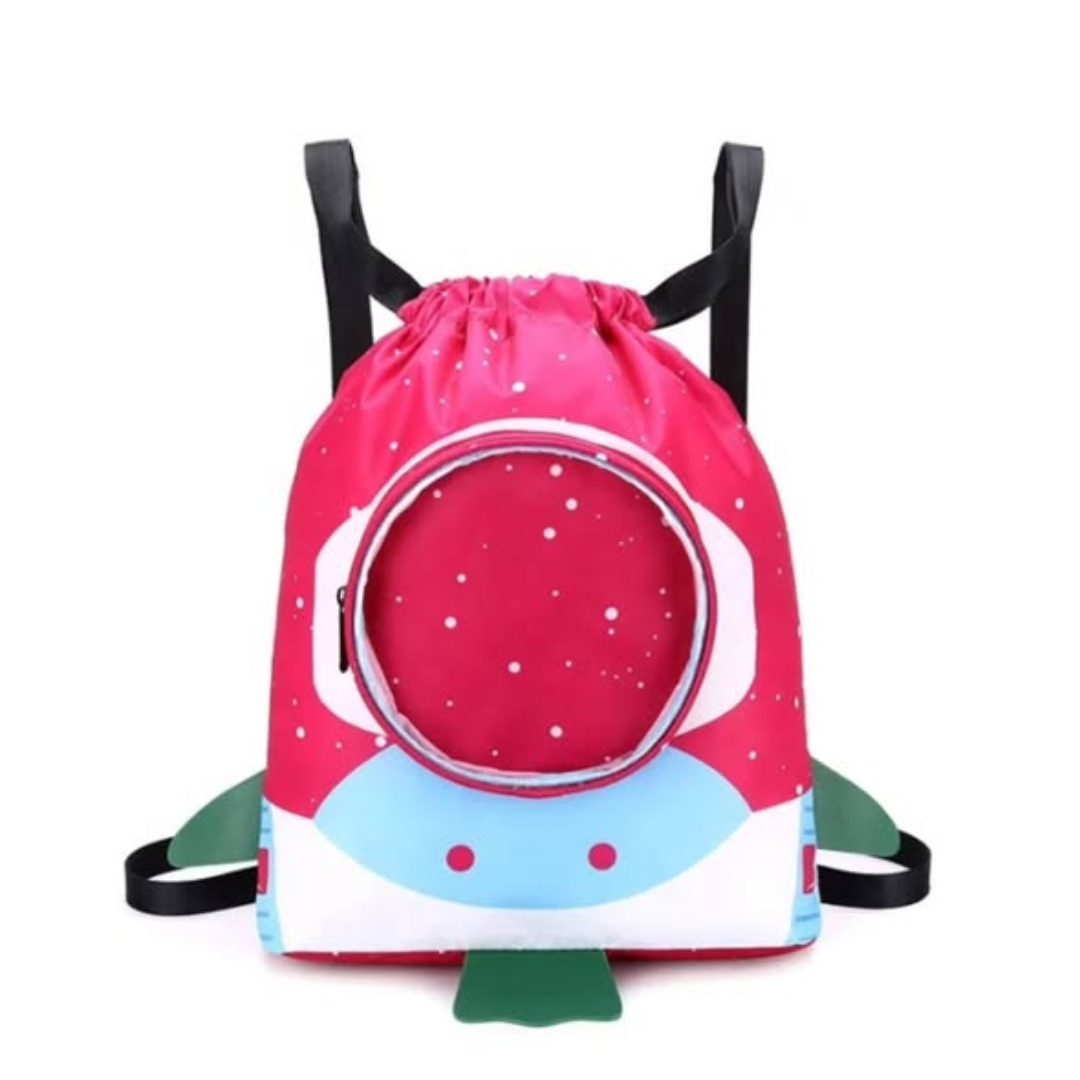 Cartoon Drawstring Waterproof Swimming Bag
