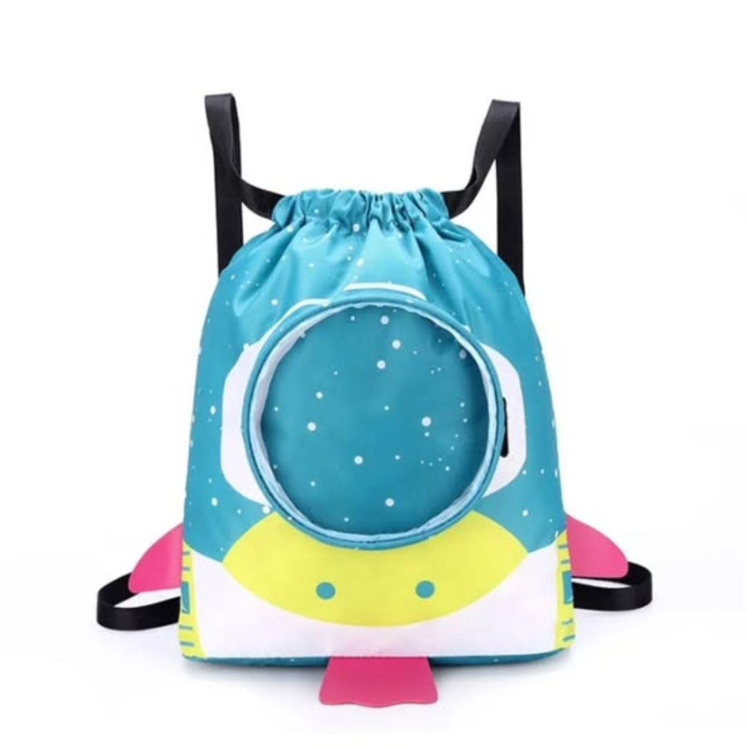 Cartoon Drawstring Waterproof Swimming Bag
