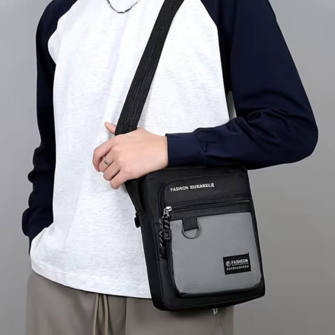 Lightweight multifunctional crossbody messenger bag