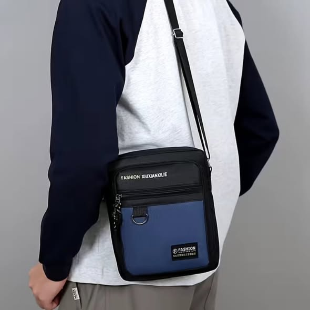 Lightweight multifunctional crossbody messenger bag