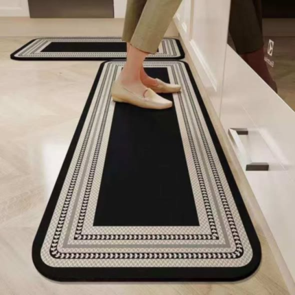 Big Size Rubber Bottom Anti-Slip Kitchen Mats set
