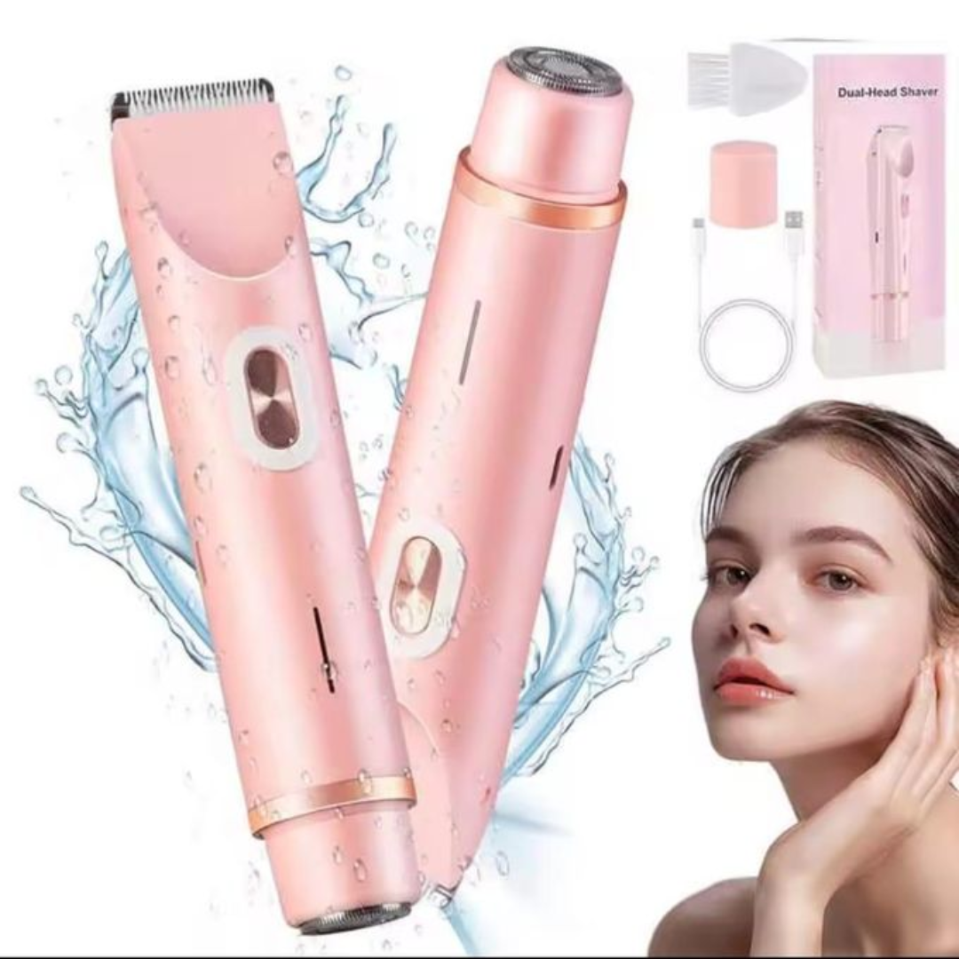 2 in 1 Rechargeable Dual Head Shaver