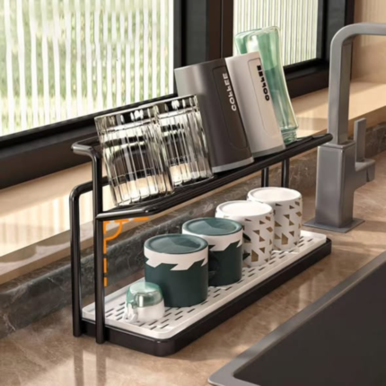 Double-layer storage rack