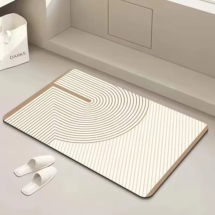 Rectangular Absorbent Bathroom Mat