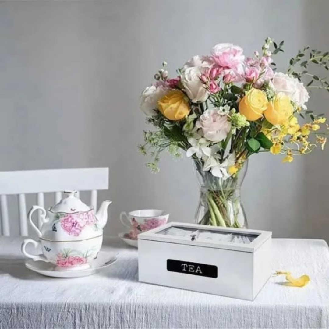 3 Compartment Tea Bag Organizer