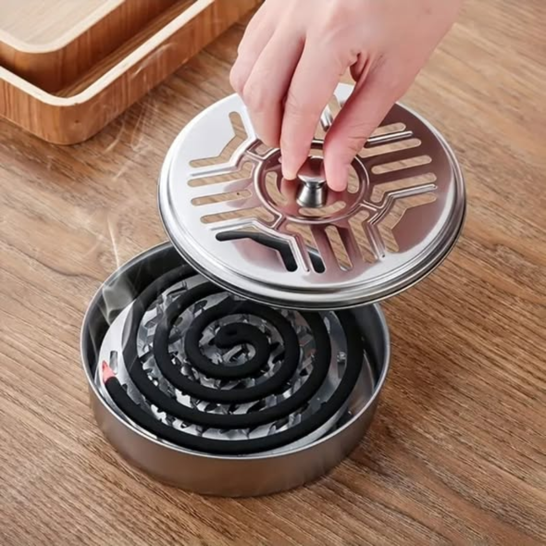 New Stainless Steel Mosquito Coil Holder