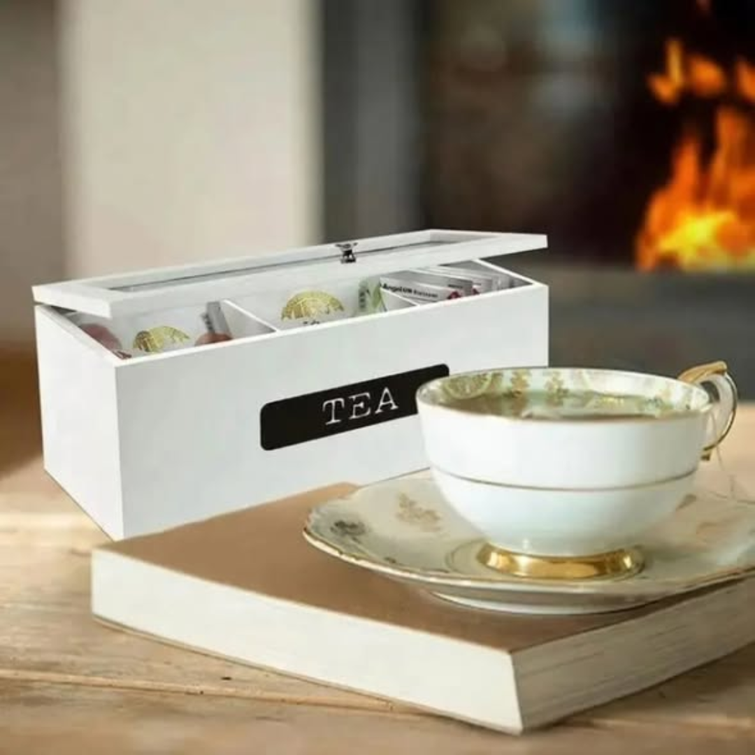 3 Compartment Tea Bag Organizer