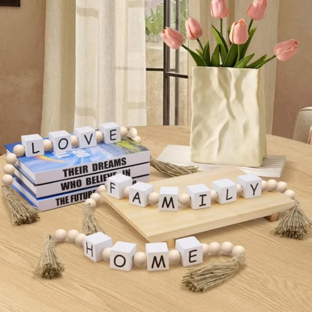 Wooden Bead Garland