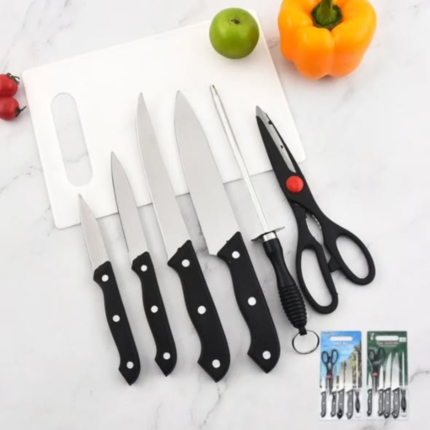 7 Pcs Kitchen Knife Set