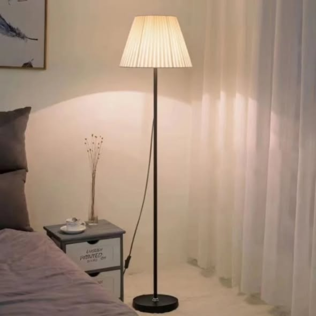 Pleated living room lamp