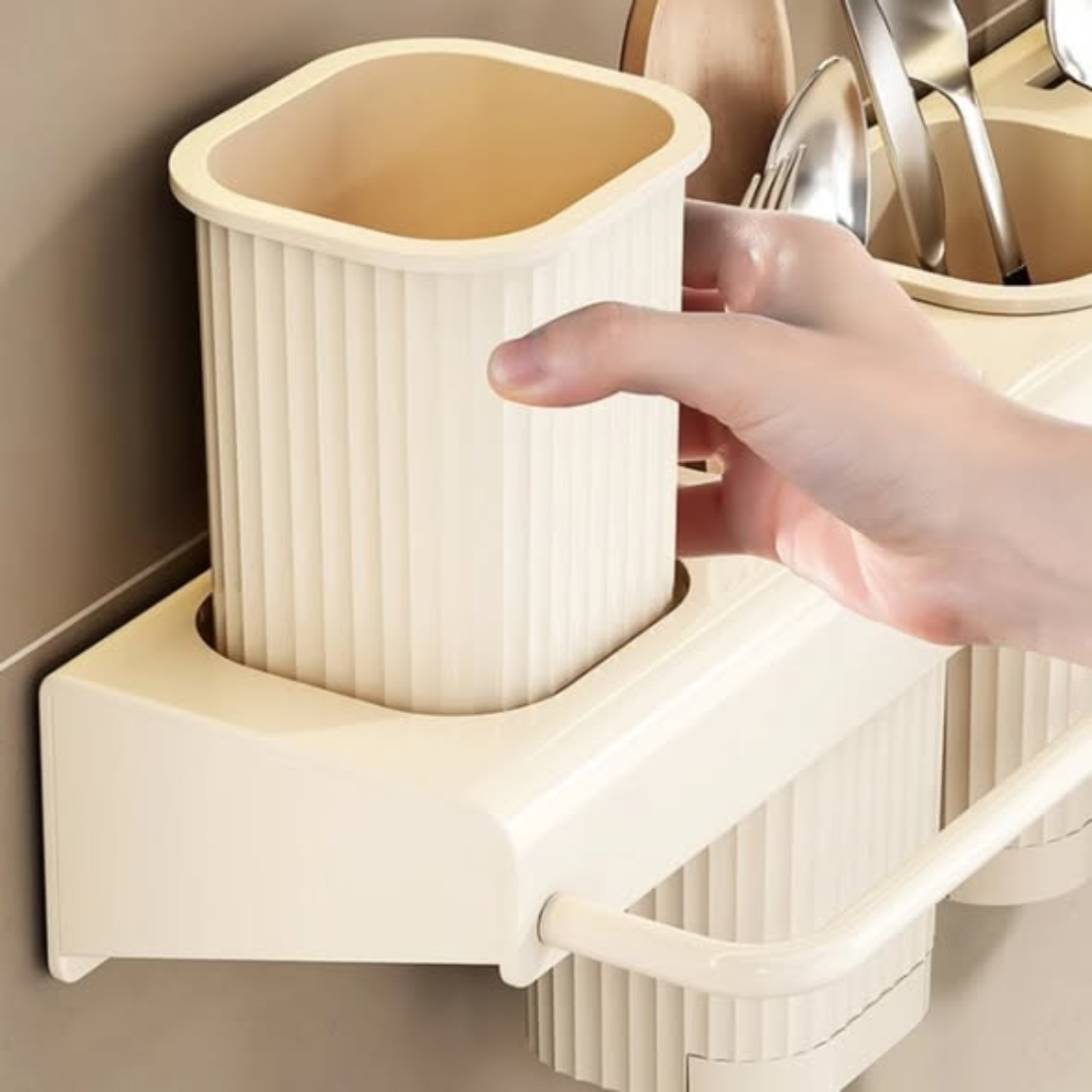 Wall Mounted Cutlery Holder