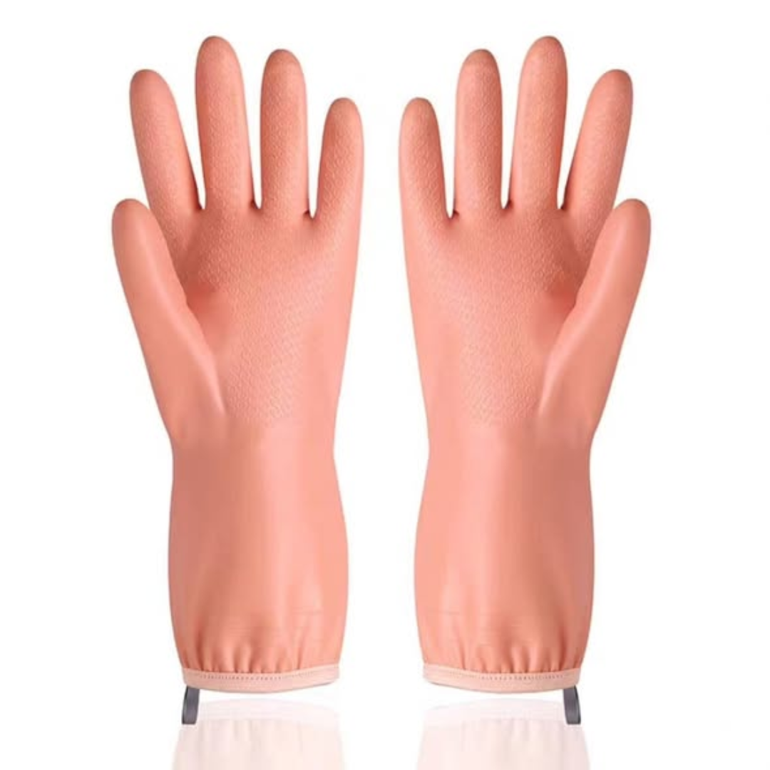 A Pair Of Thickened Latex Gloves