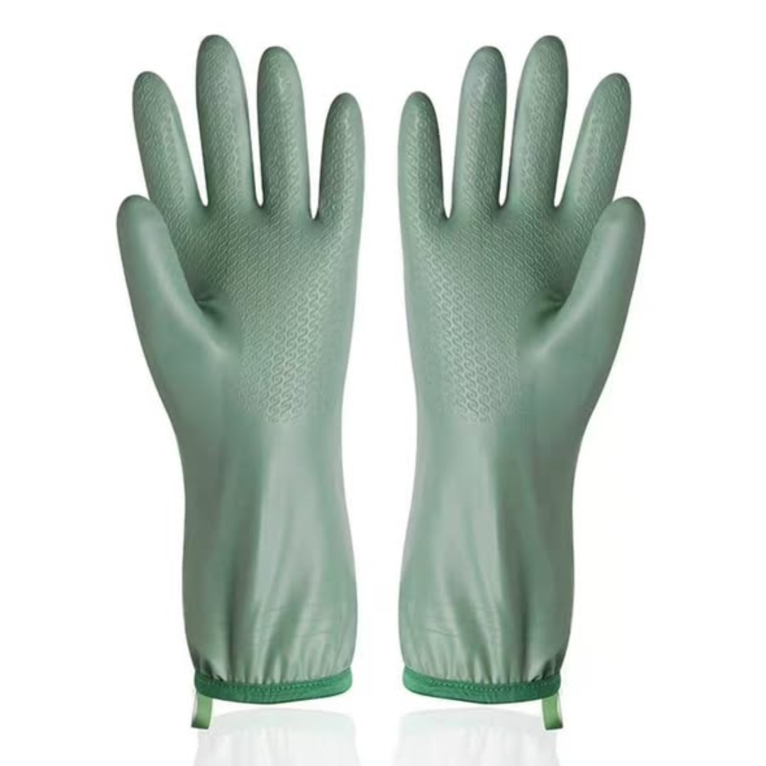 A Pair Of Thickened Latex Gloves