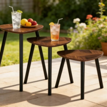 Trio Round Nesting Coffee Tables