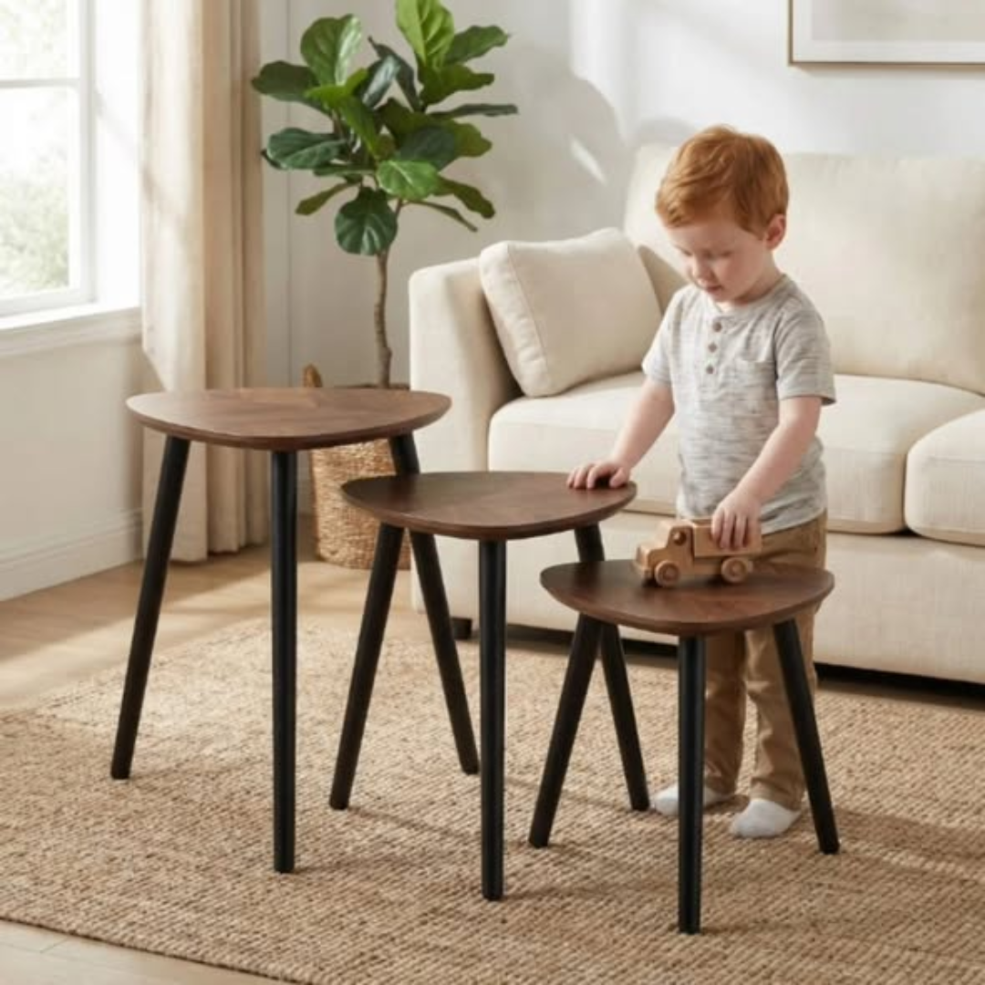Trio Round Nesting Coffee Tables