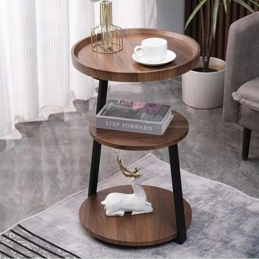 Round Living Room Sofa Side Table