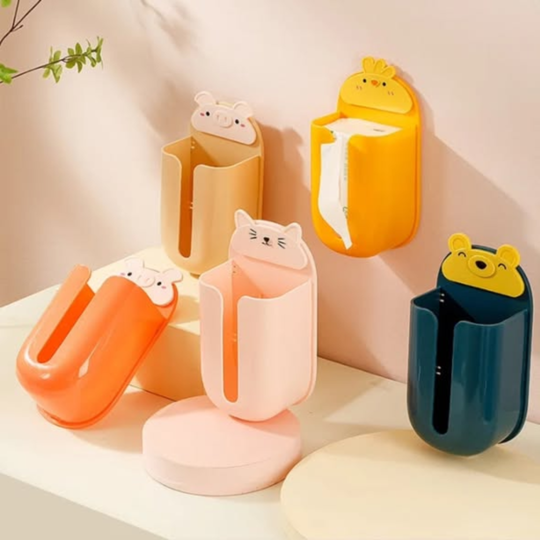 Cartoon Style Wall Mounted Tissue Box