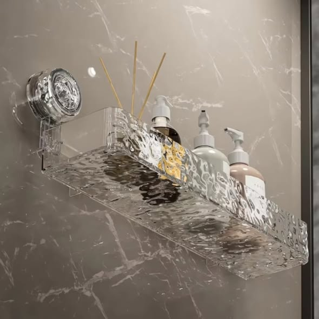 Suction Cup Bathroom Storage Rack