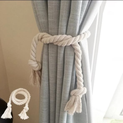 2 Pack Curtain Tiebacks Rope