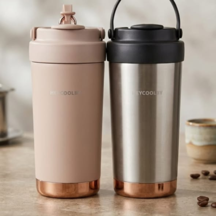 Stainless steel insulated coffee tumbler