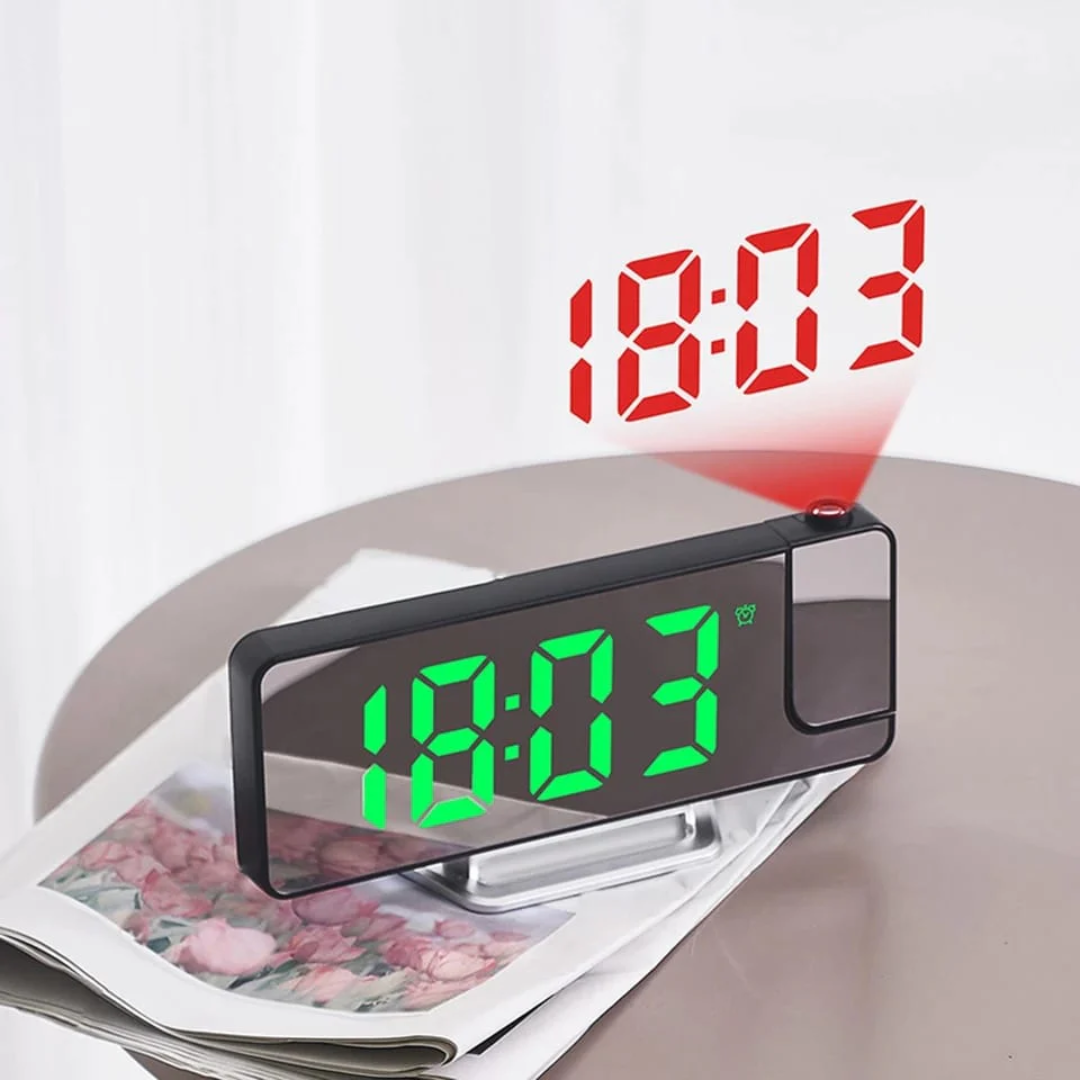180% Projection LED Digital Alarm Clock