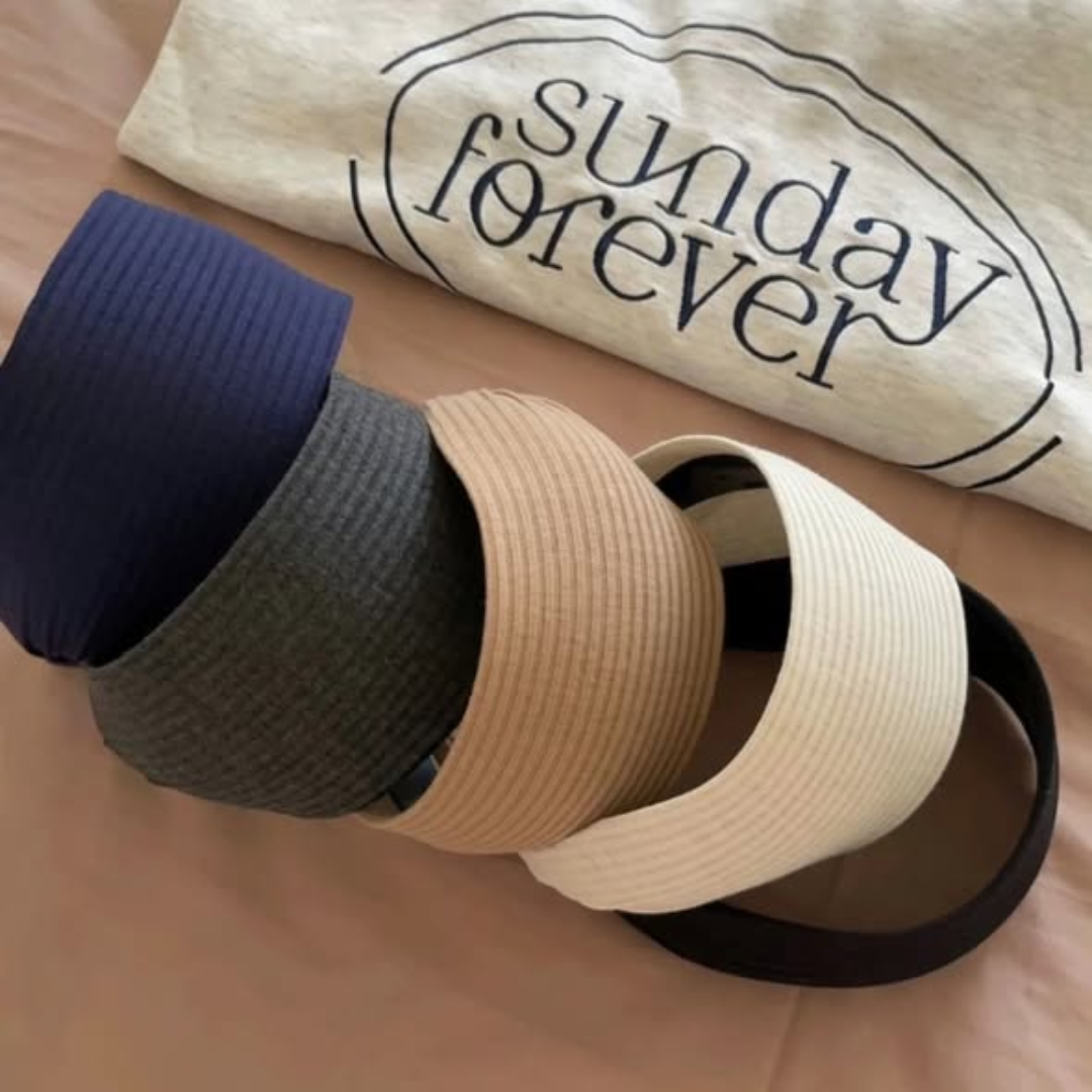 Anti-Slip Ribbed Elastic Hairband