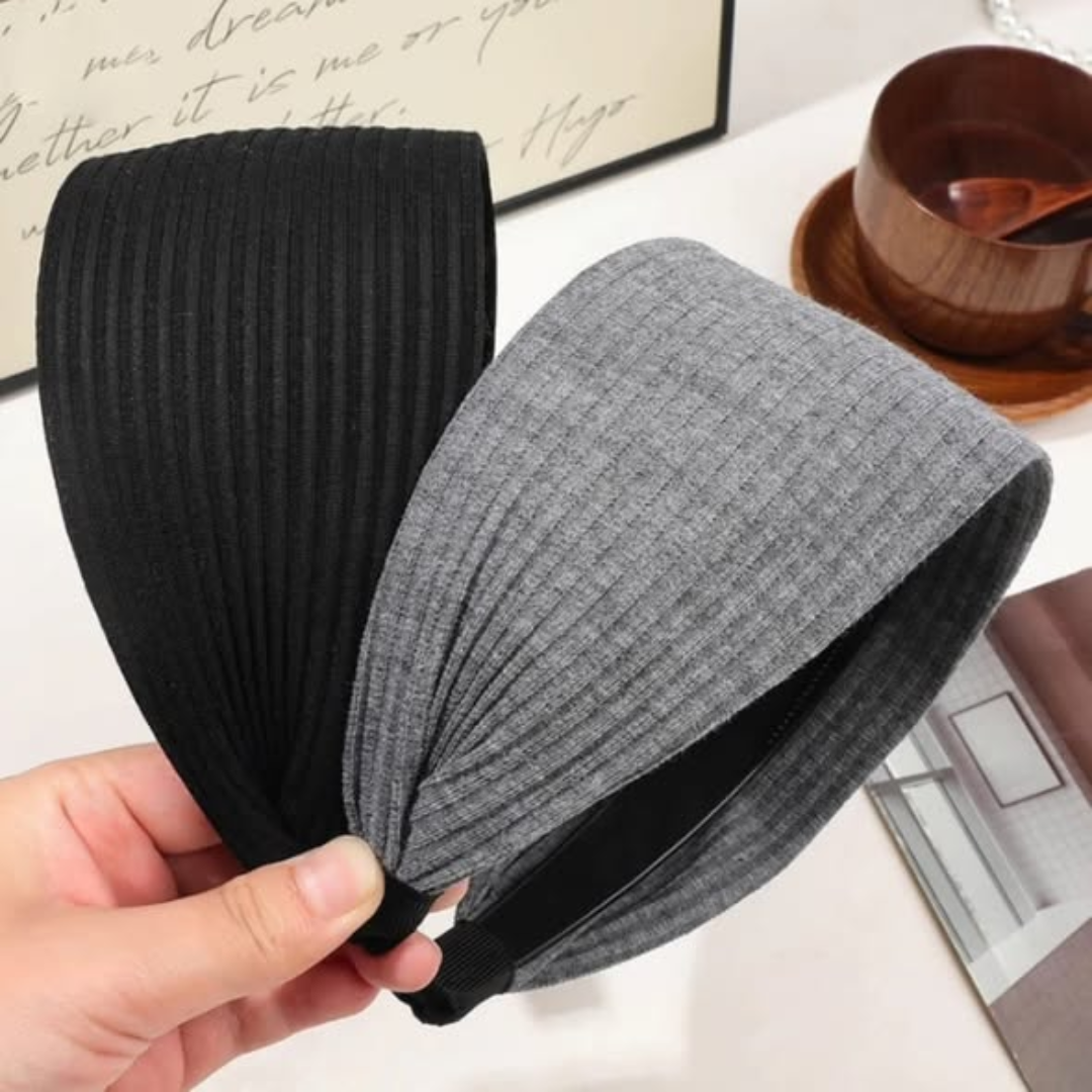 Anti-Slip Ribbed Elastic Hairband
