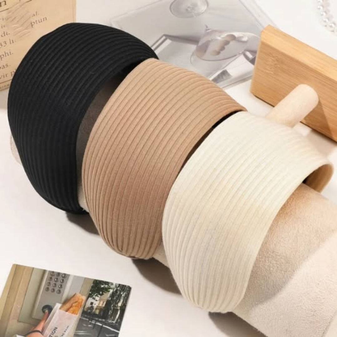 Anti-Slip Ribbed Elastic Hairband