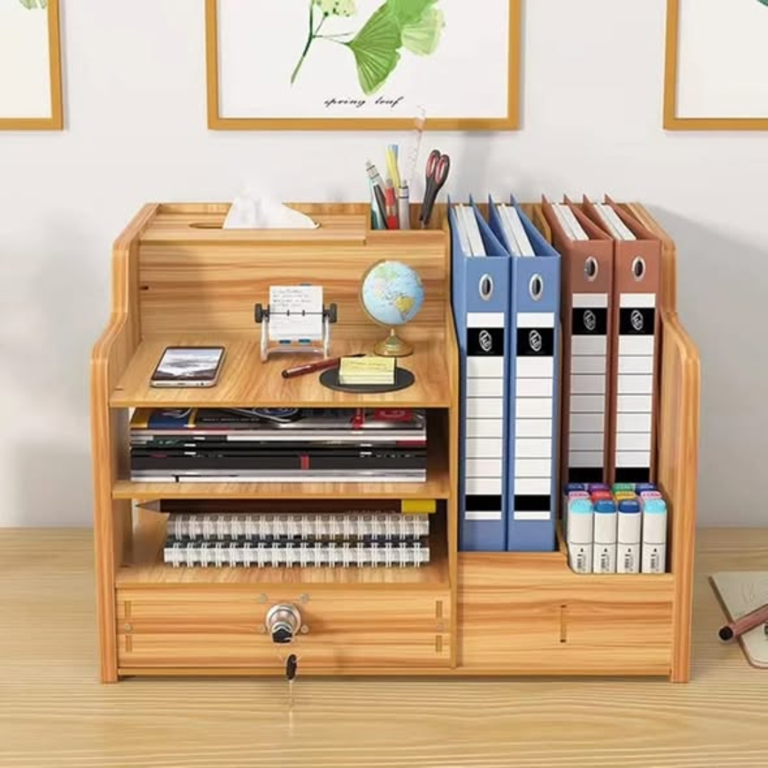 Bamboo Desk Organizer