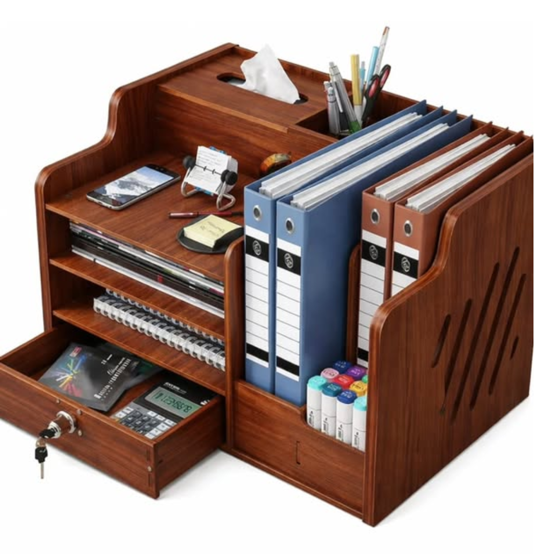 Bamboo Desk Organizer