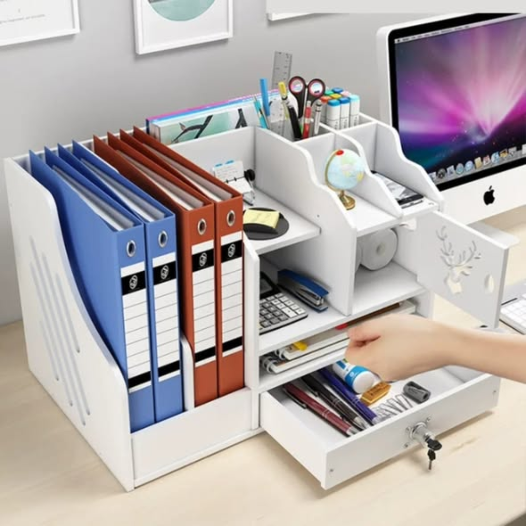 Bamboo Desk Organizer