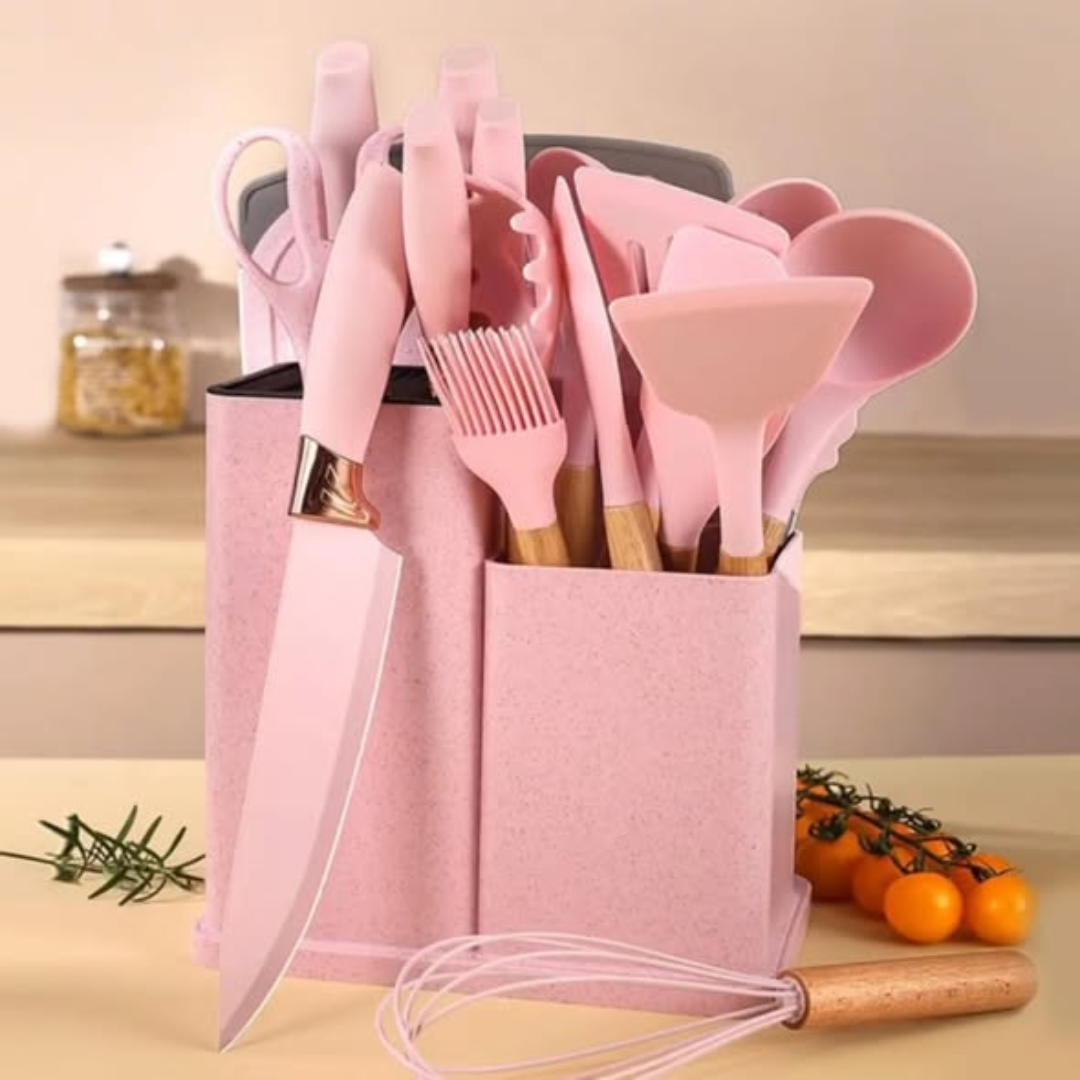 19PC Executive Silicone Spoons