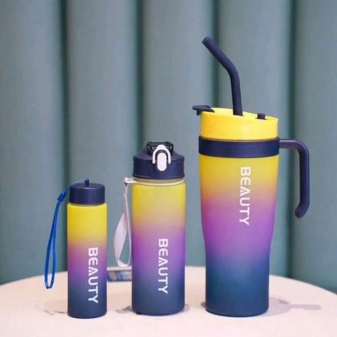 3 in 1 Gradient Cup and Bottles Set