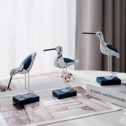 Wooden Seagulls Decor