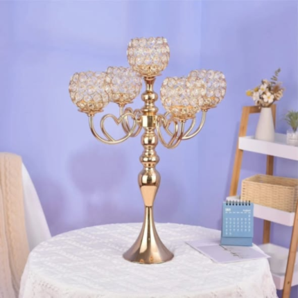 5 arm candle Holder
