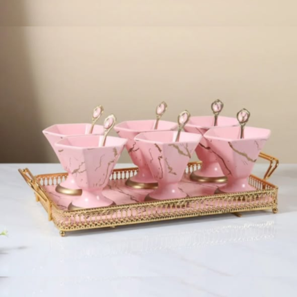 Ice cream ceramic cups