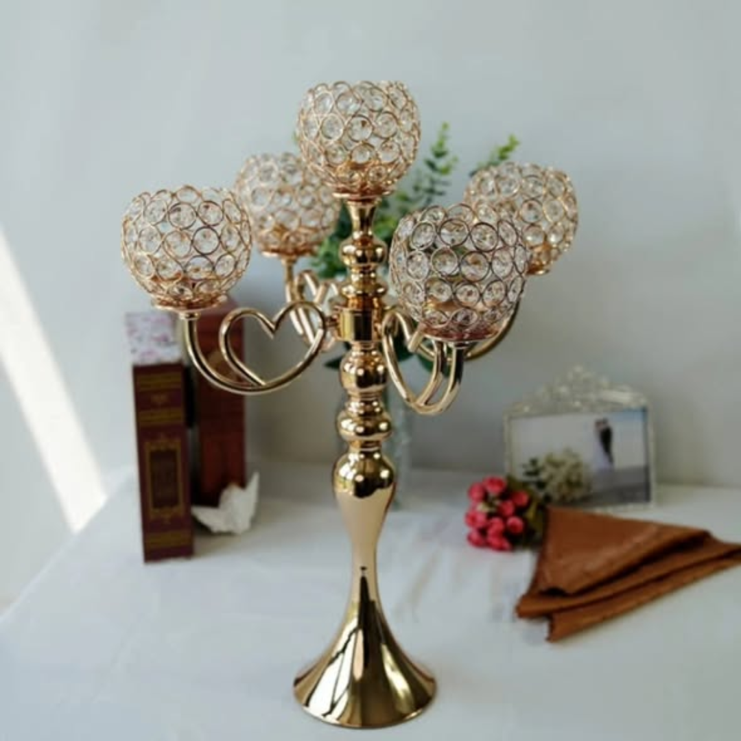 5 arm candle Holder