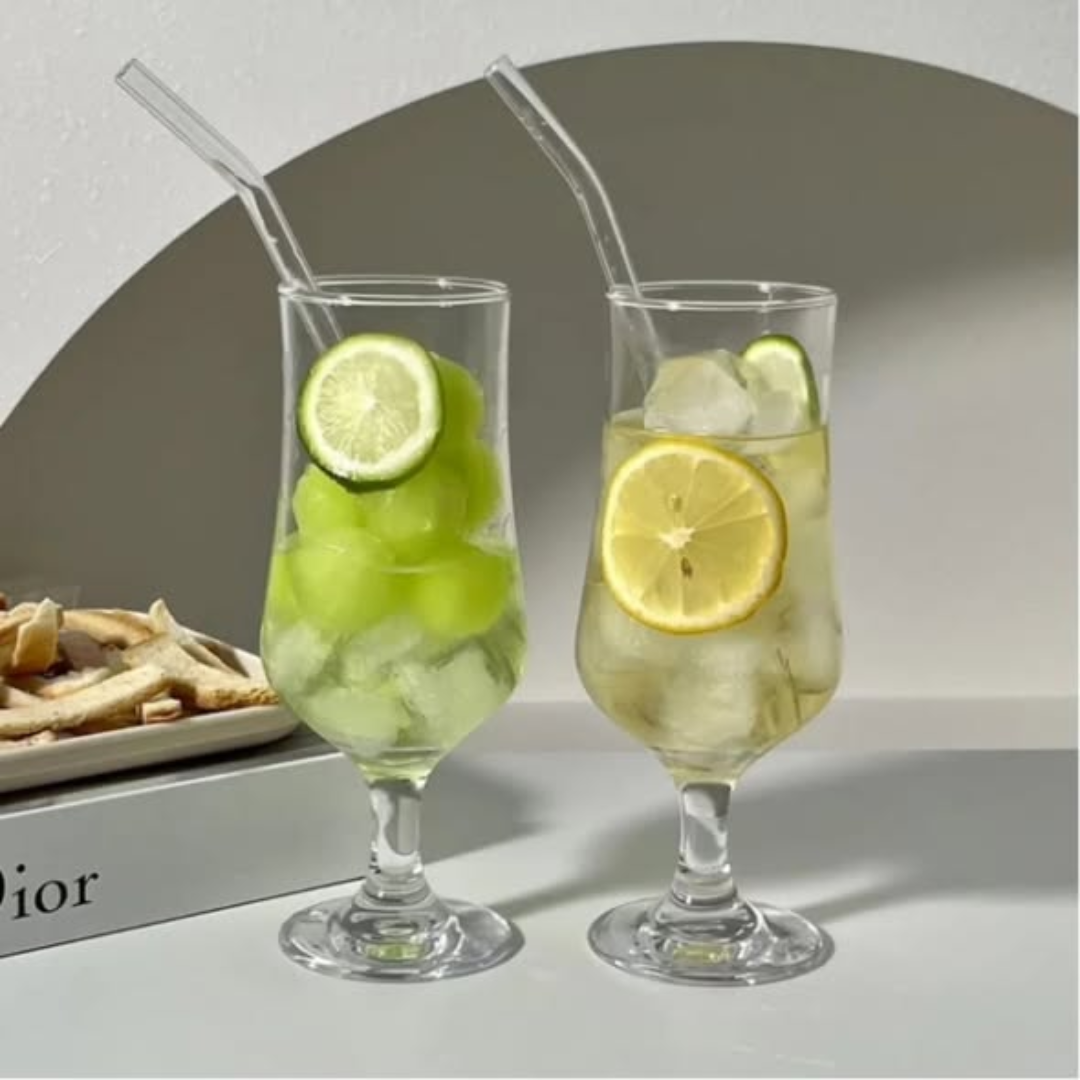 6pcs transparent glass