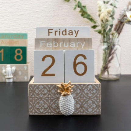 Wooden Block Calendar