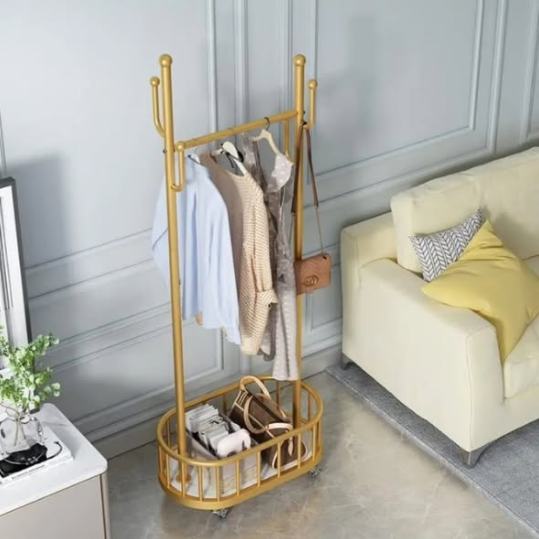 Gold Cloth Rack