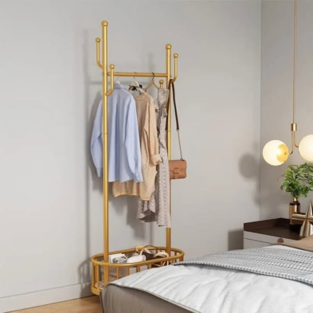 Gold Cloth Rack