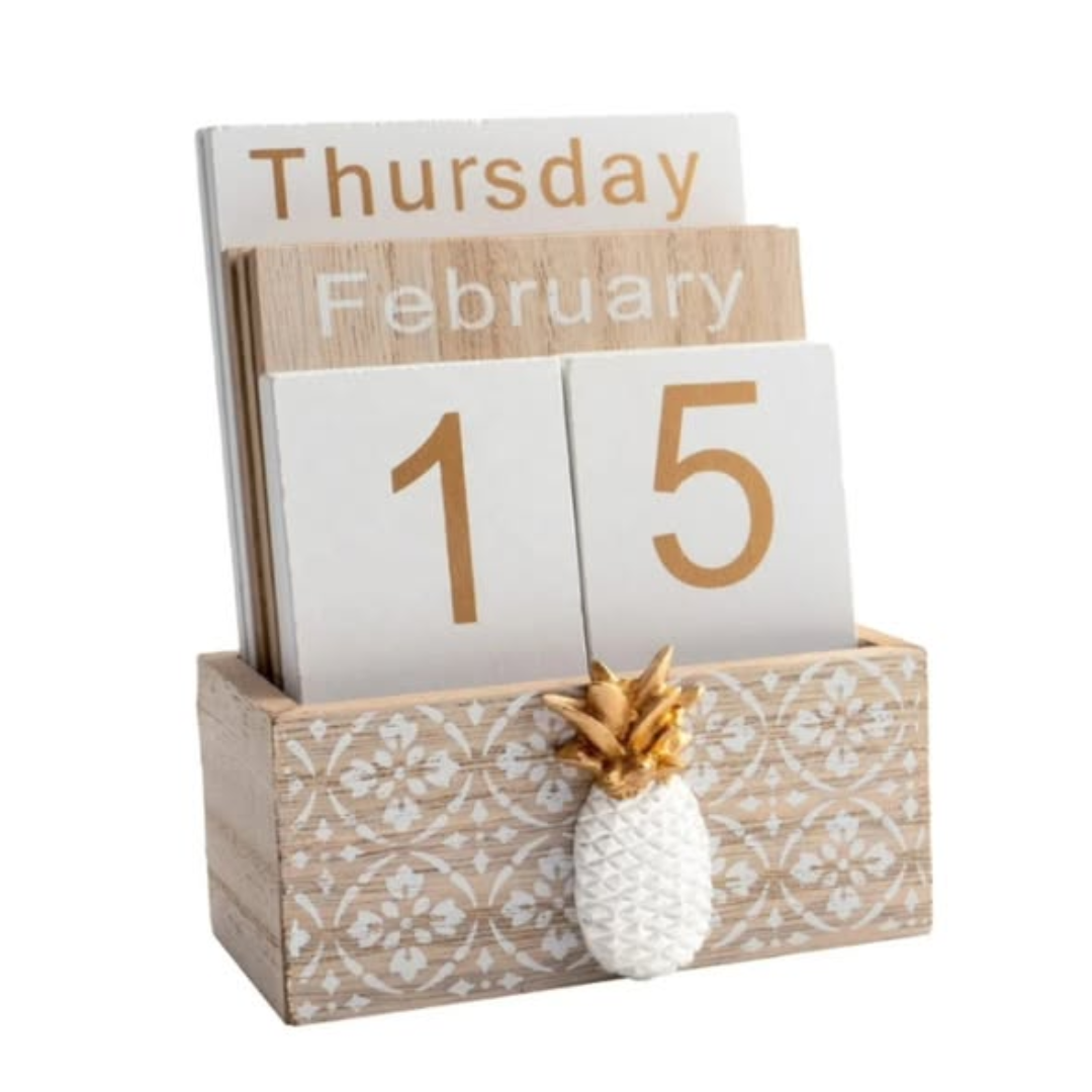 Wooden Block Calendar