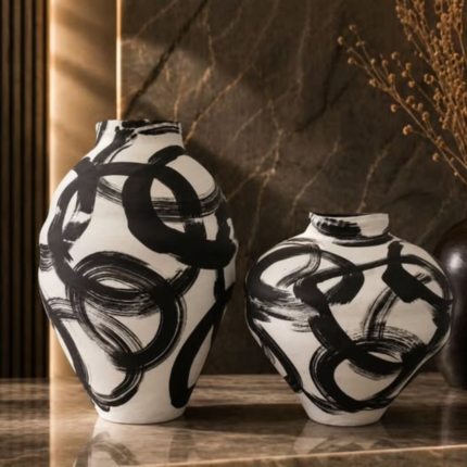 2pcs Artistic Vase Set