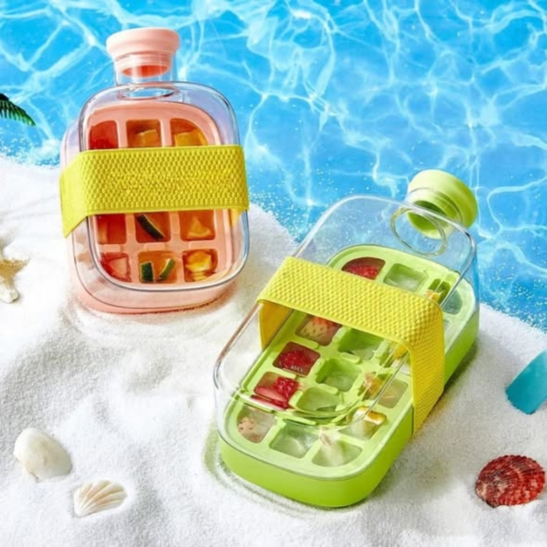 2-in-1 ice cube bottle