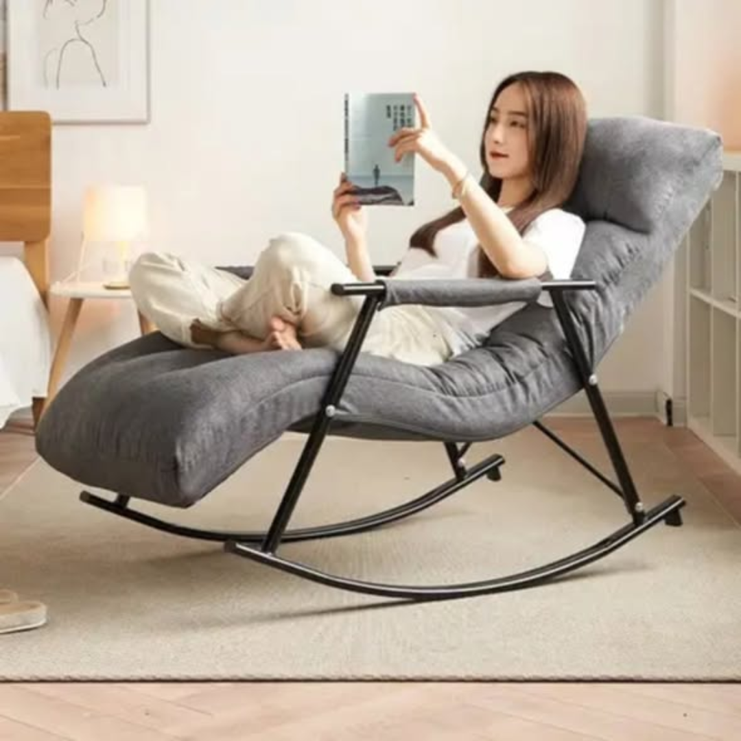 Adjustable Padded Indoor Rocking Chair