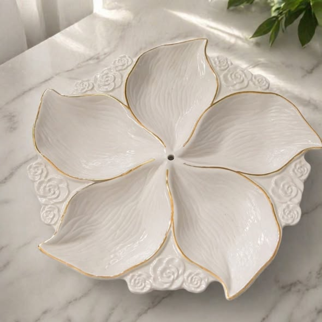 Leafy Luxury Serving Tray
