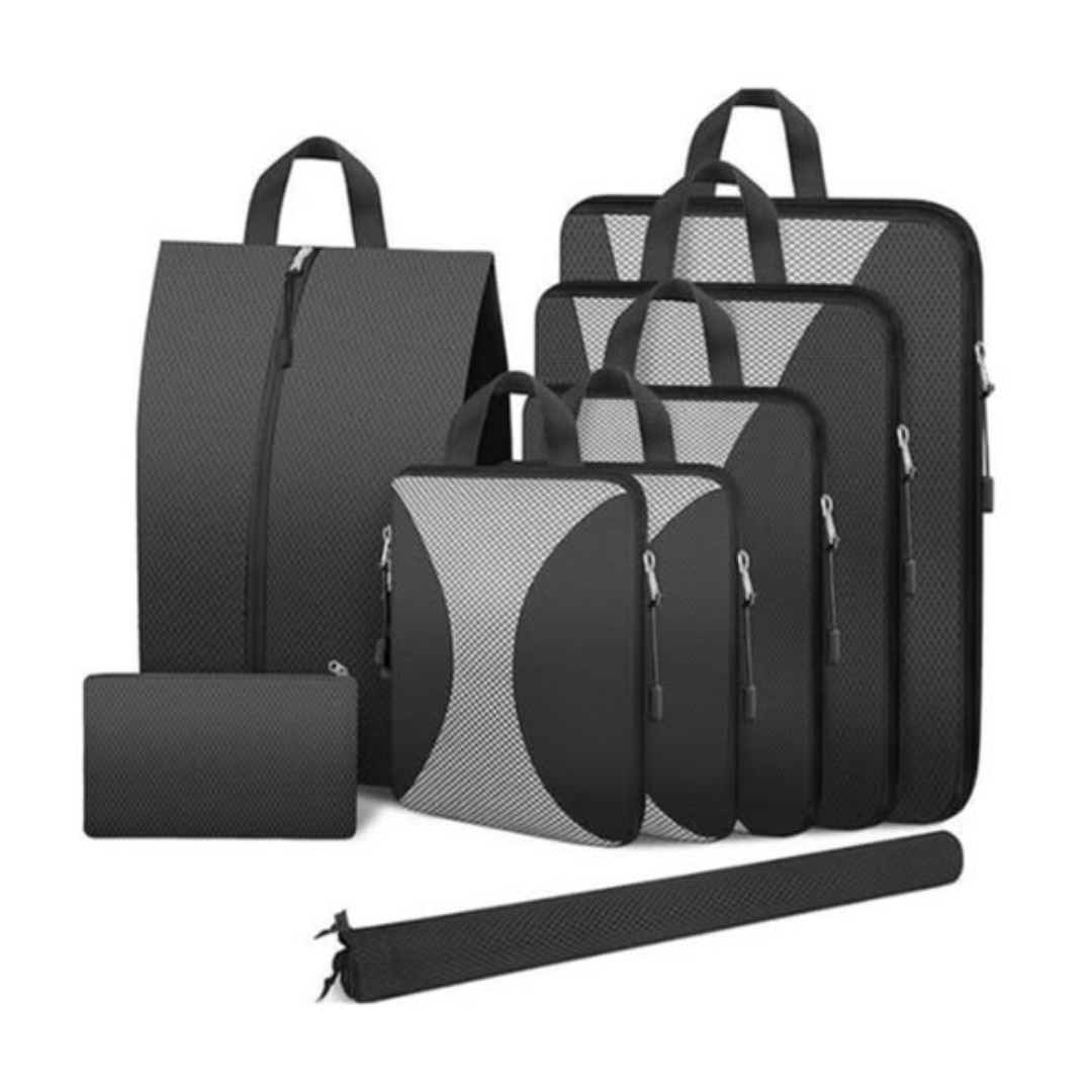 8pcs Travel Suitcase Compression Cubes