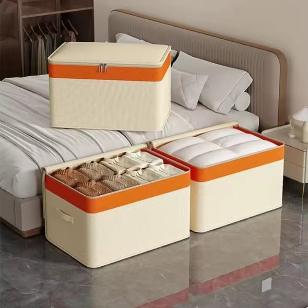 Canvas Quilt and Clothing Storage Organizer