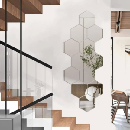 Hexagon Acrylic Mirrors/Peel and Stick Mirrors